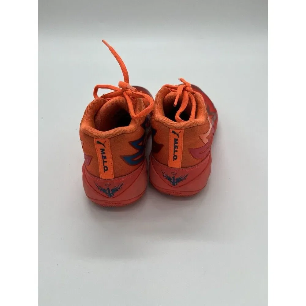 Size 6  - PUMA MB.02 LaMelo Ball - Fiery Coral - Ultra Orange 377403-01